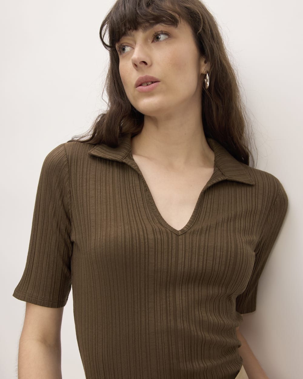 womens-rib-soft-knit-open-collar-polo-cocoa