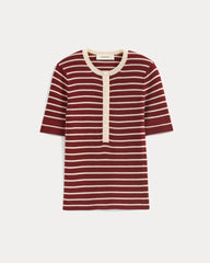 womens-short-sleeve-henley-soft-merino-merlot-parchment | alt