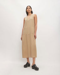 womens-tencel-v-neck-dress-cornstalk | primary