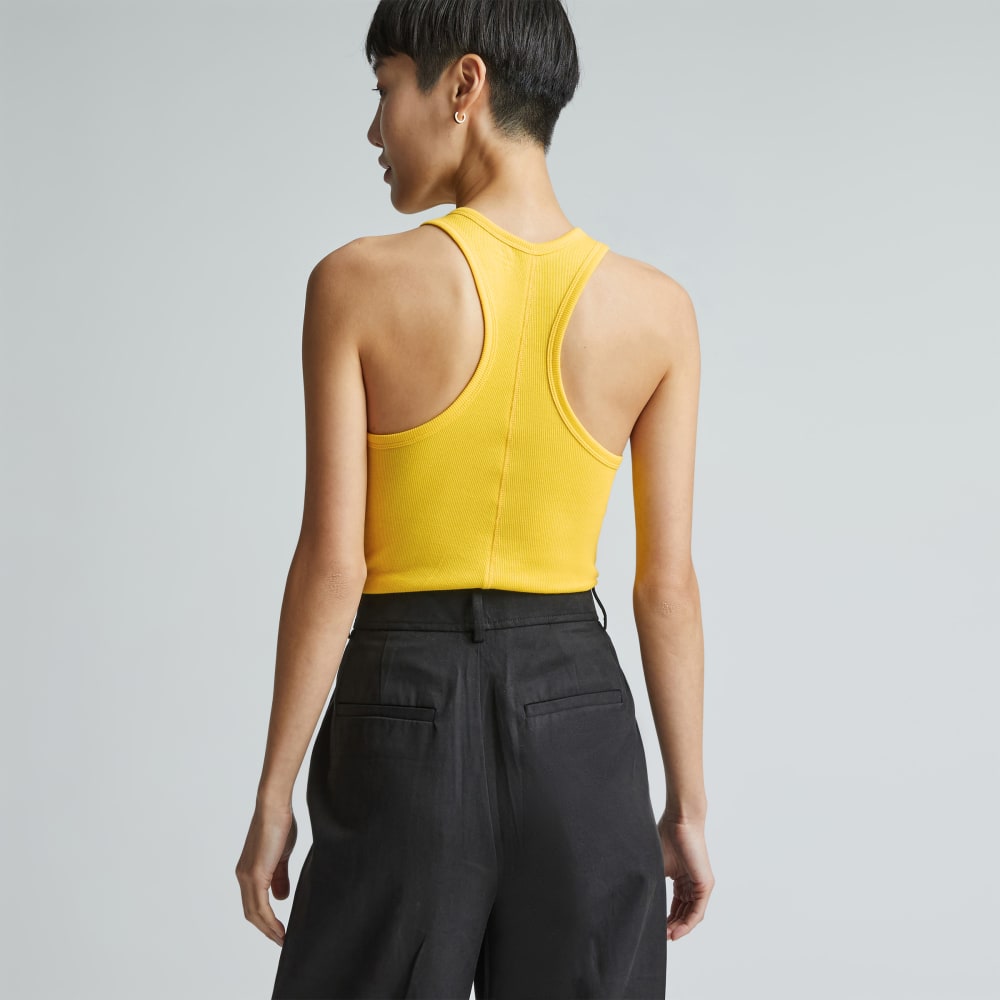womens-supima-micro-rib-racerback-tank-yellow