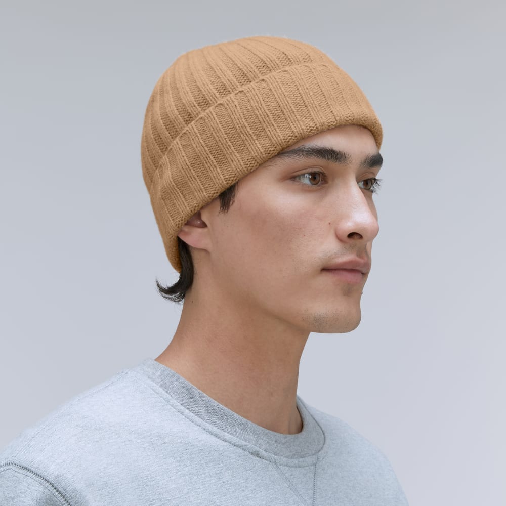 unisex-recashmere-beanie-light-camel | alt