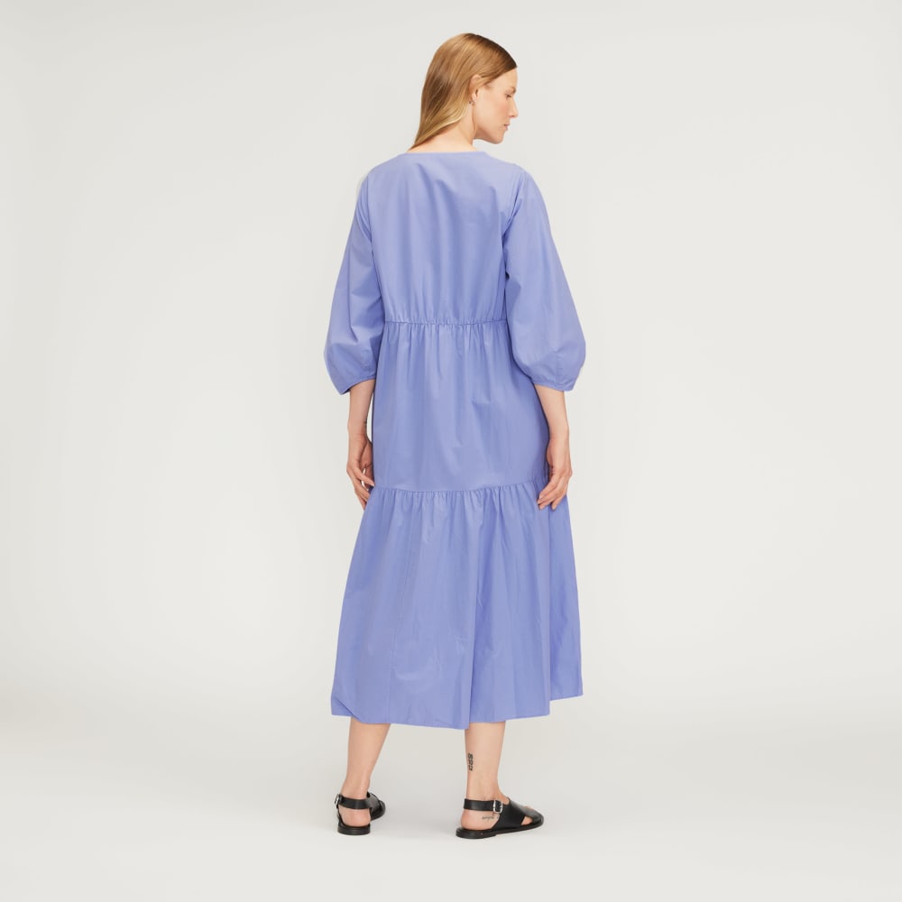 womens-poplin-tiered-dress-cornflower-blue