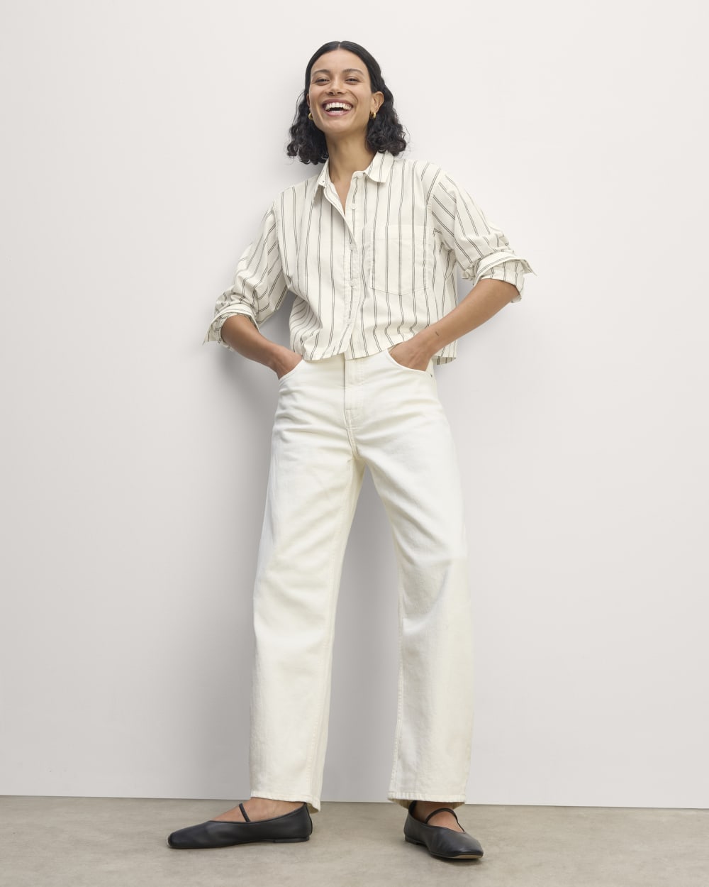 womens-silky-cttn-cropped-shirt-bone-black-new