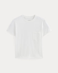 womens-organic-cotton-box-cut-pocket-tee-white | alt