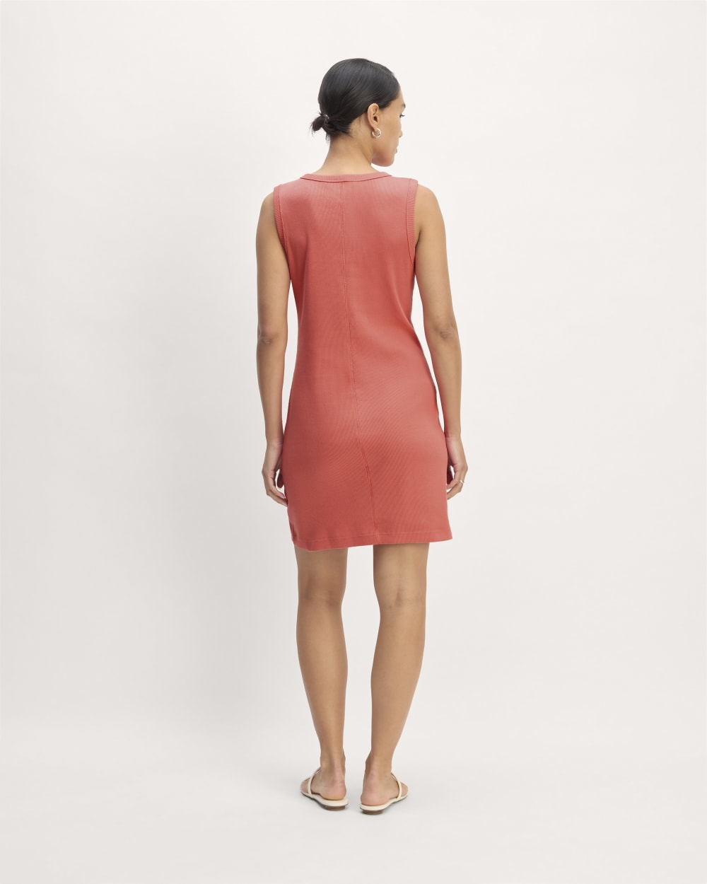 womens-rib-knit-mini-dress-coral