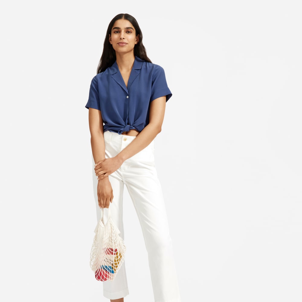 womens-clean-slk-sslv-notch-shirt-atlanticblue | primary