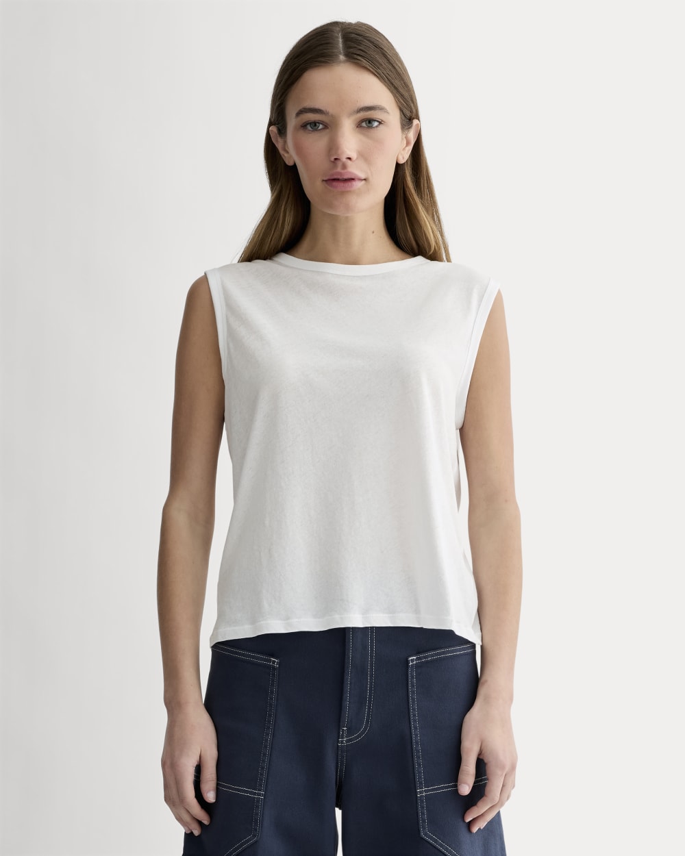 womens-air-muscle-tee-white | primary