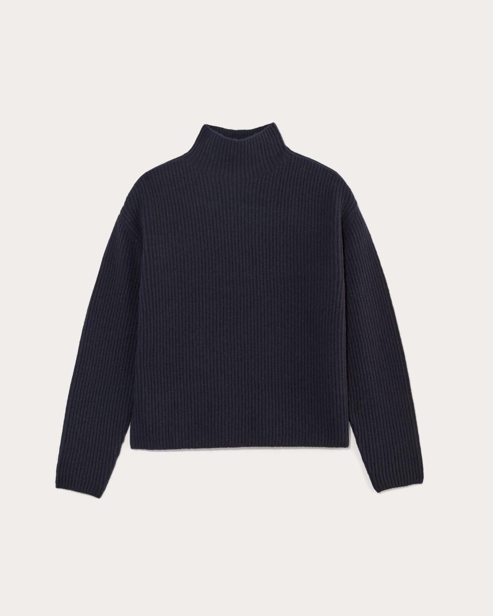 womens-wool-cashmere-fisherman-sweater-navy | alt