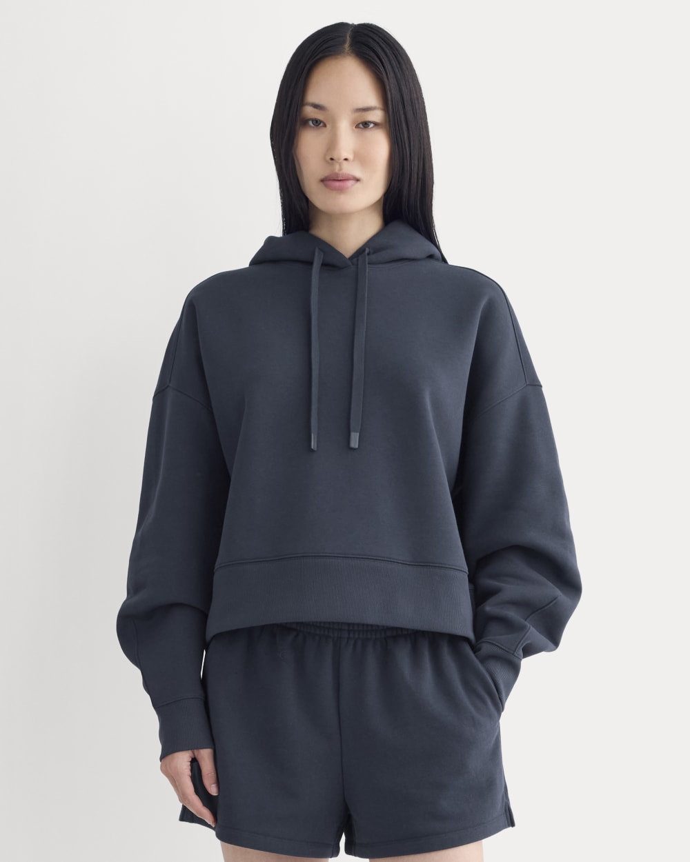 womens-cropped-luxe-fleece-hoodie-navy | primary