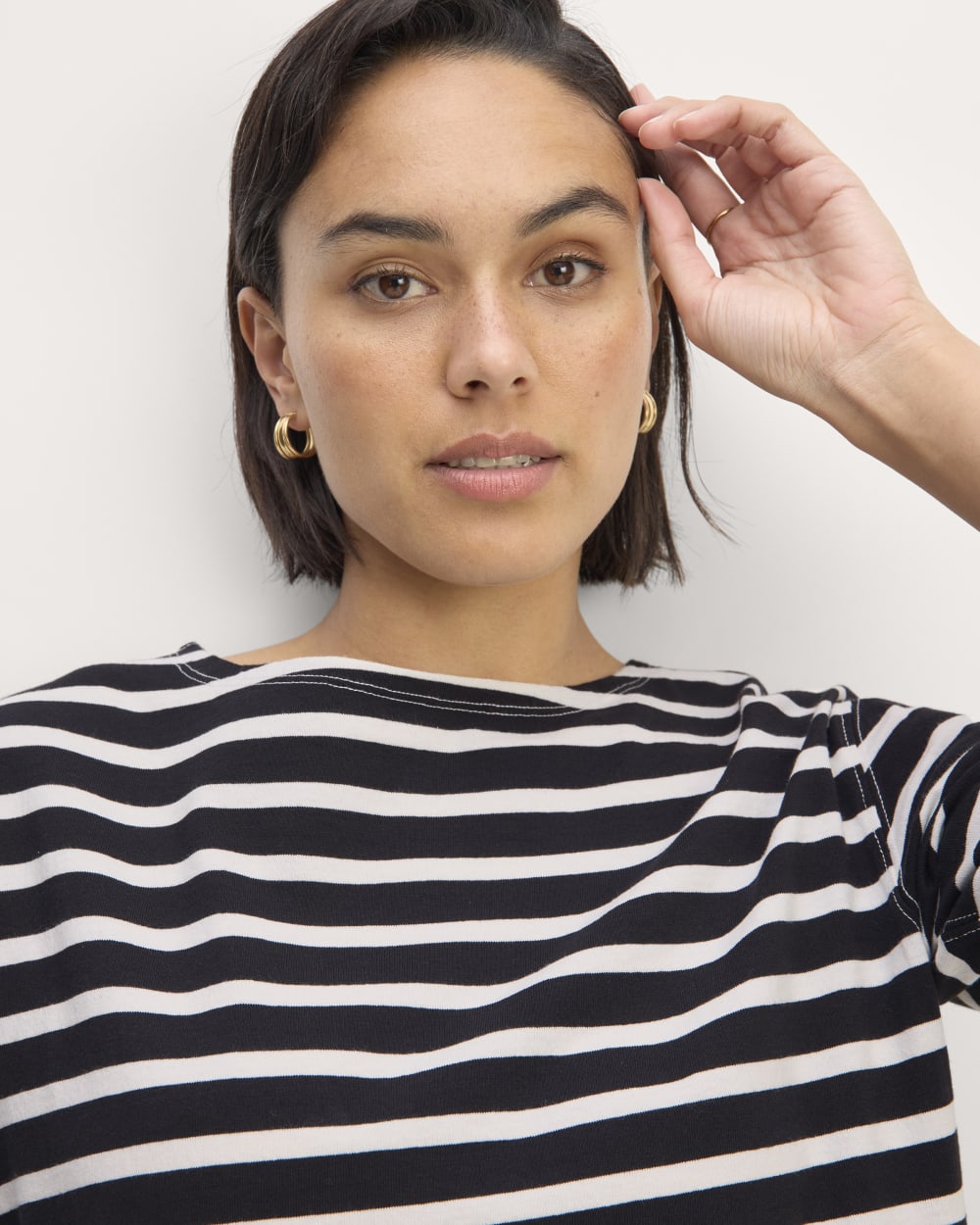 womens-organic-cotton-striped-tee-dress-black-bone