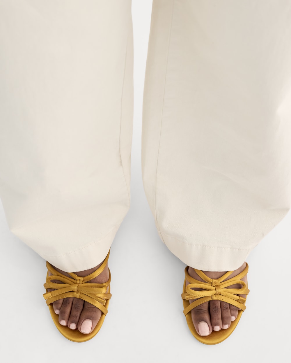 womens-leather-bow-sandal-golden-sun-satin