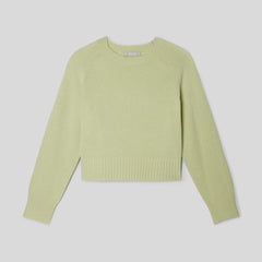 womens-recashmere-cropped-crew-sweater-seafoam-green | alt
