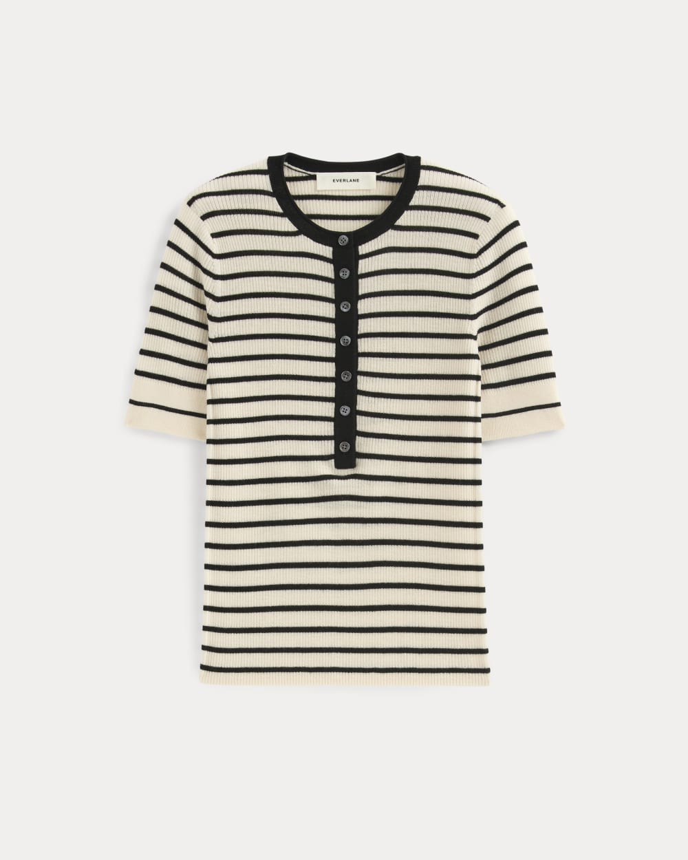 womens-short-sleeve-henley-soft-merino-parchement-black | alt