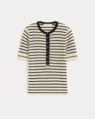 womens-short-sleeve-henley-soft-merino-parchement-black | alt