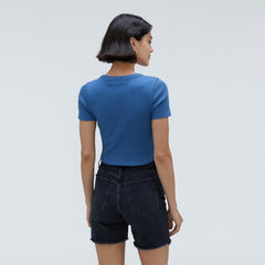 womens-cropped-short-sleeve-rib-tee-deep-blue