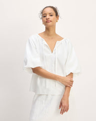 womens-supima-puff-sleeve-top-white