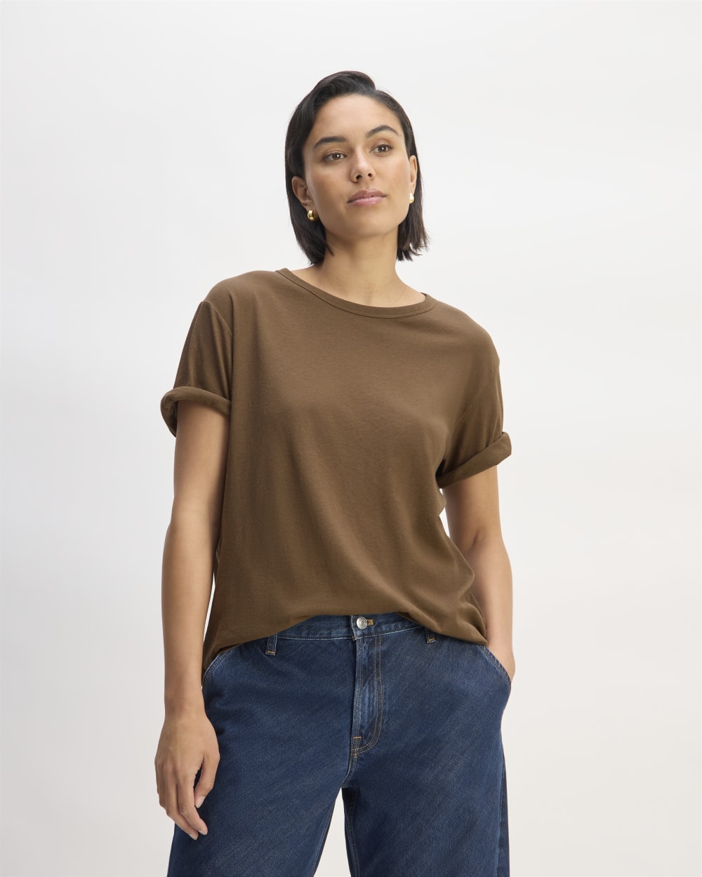 womens-air-oversized-crew-tee-cocoa | primary