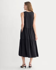 womens-tiered-dress-in-stretch-linen-black