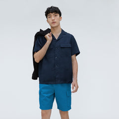 mens-cotton-linen-short-horizon-blue