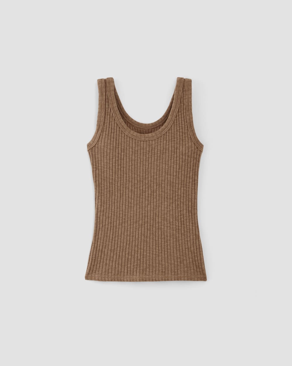 womens-rib-knit-organic-cotton-tank-cocoa-brown | alt