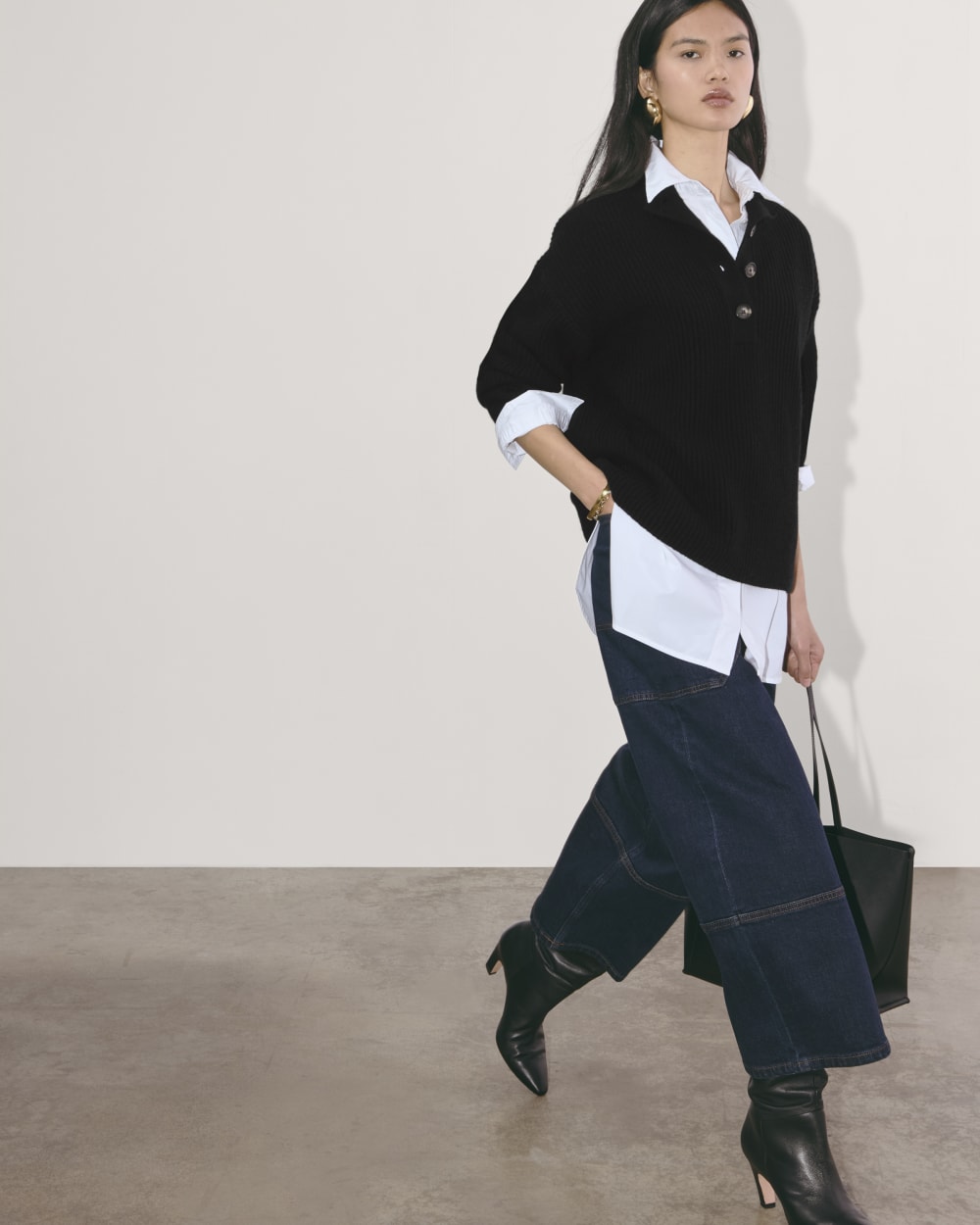 womens-wool-cashmere-cocoon-henley-sweater-black