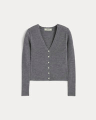 womens-ultrasoft-merino-wool-cardigan-heather-grey | alt
