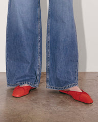 womens-ballet-mule-red-suede | alt