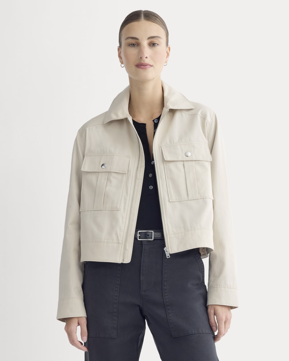 womens-cropped-utility-jacket-peyote | primary