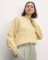 womens-cotton-oversized-cocoon-sweater-parsnip | primary