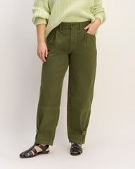 womens-ma-canvas-oversized-barrel-pant-deep-moss-green
