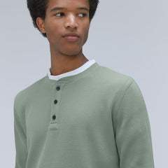mens-waffle-henley-lily-pad
