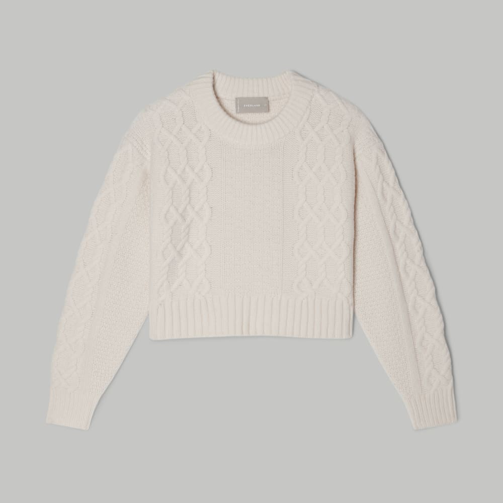womens-felted-merino-cropped-cable-sweater-bone | alt
