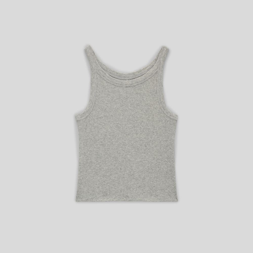 womens-cropped-supima-rib-tank-heather-grey | alt