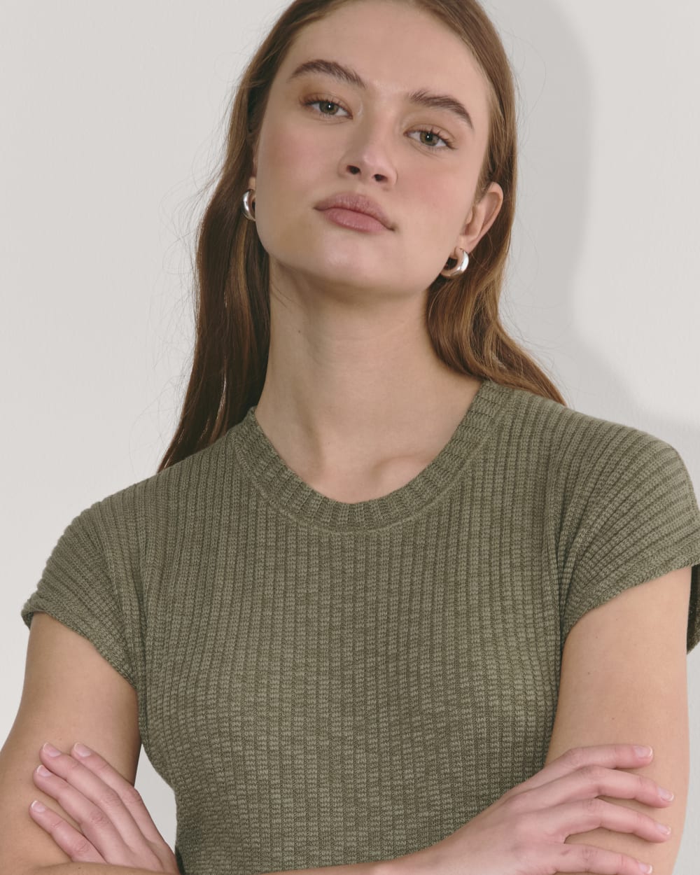 womens-rib-knit-cap-sleeve-midi-dress-kalamata