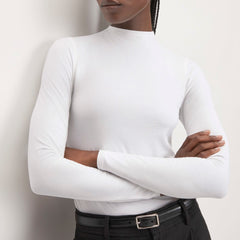 womens-supima-stretch-funnel-neck-tee-white