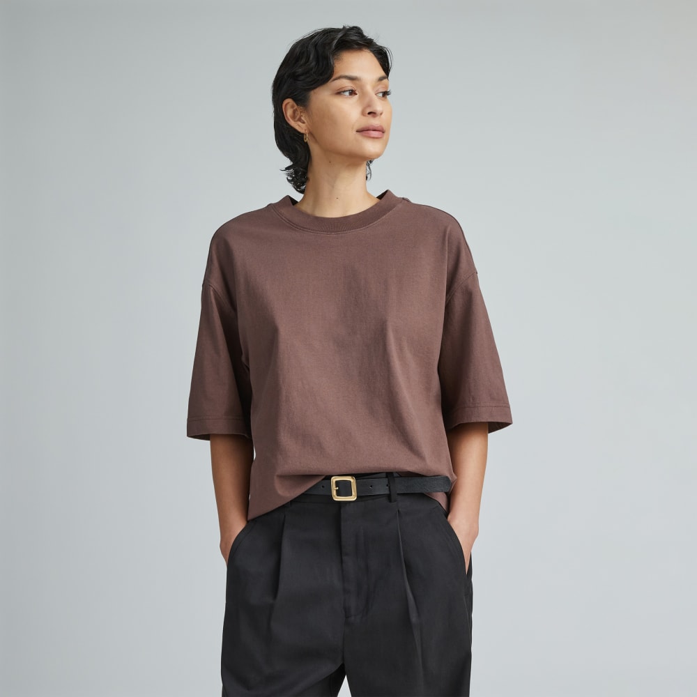 womens-premium-weight-tee-chocolate-brown | primary