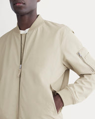 mens-uniform-bomber-jacket-trench-coat-khaki
