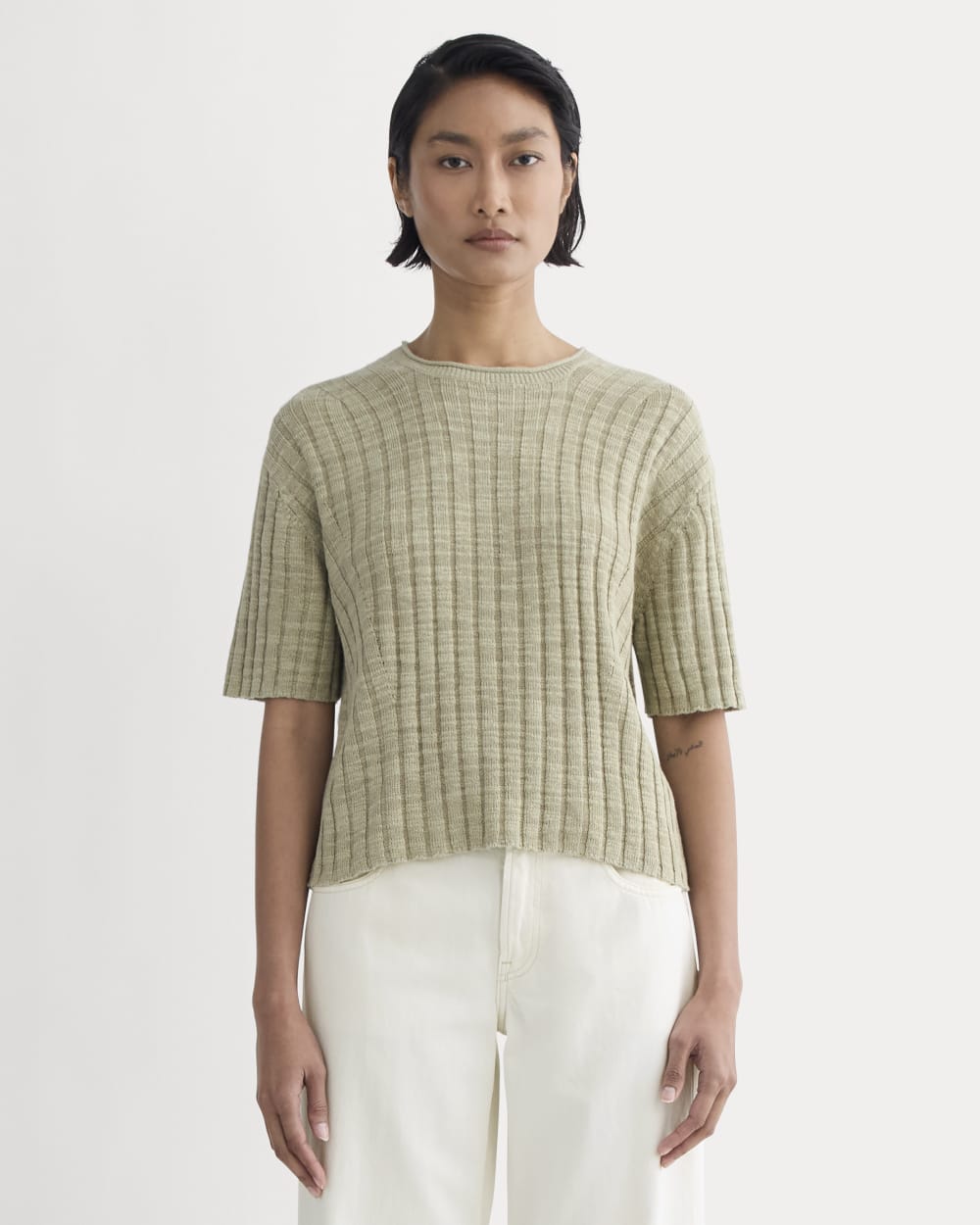 womens-oversized-tee-in-cotton-linen-eucalyptus | primary