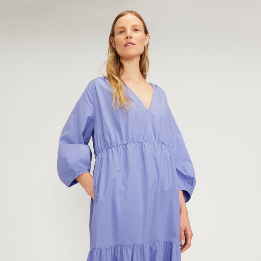 womens-poplin-tiered-dress-cornflower-blue