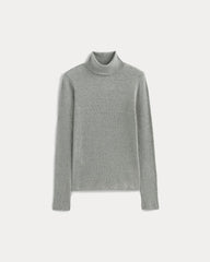 womens-supima-rib-turtleneck-heathered-grey | alt