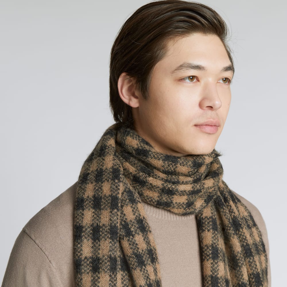 unisex-alpaca-patterned-scarf-tobacco-brown-hthr-black-buffalo-check