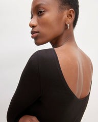 womens-supima-form-scoop-back-tee-black