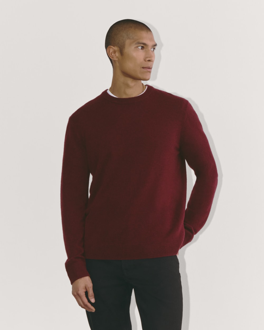 mens-cashmere-crew-heather-wine | primary