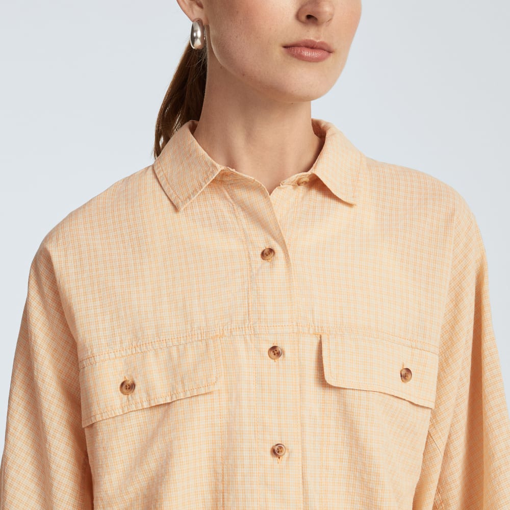 womens-organic-cotton-tourist-shirt-plaid-orange-seafoam