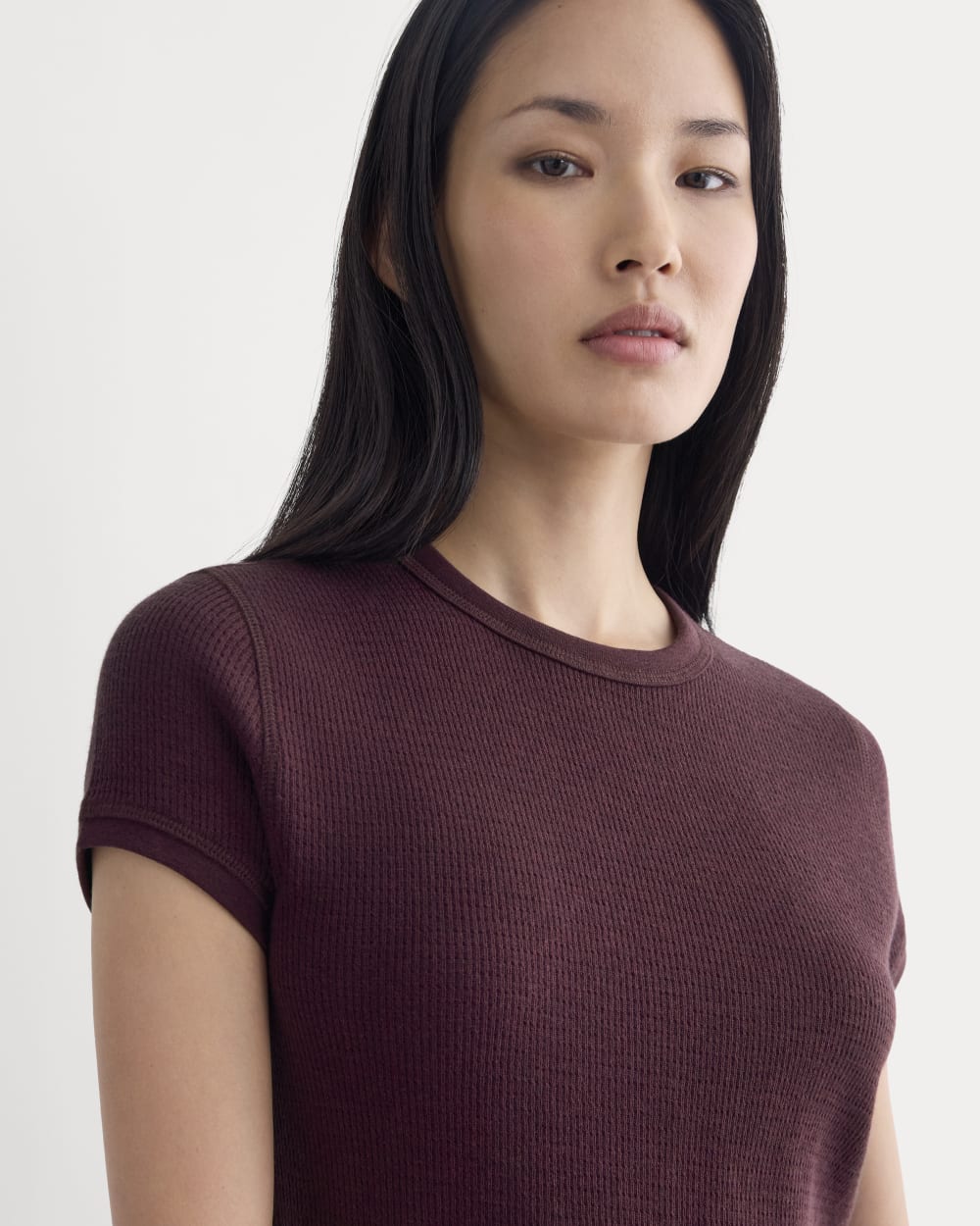 womens-shrunken-tee-in-cozy-waffle-heathered-port-royale