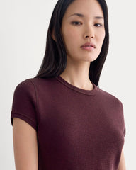 womens-shrunken-tee-in-cozy-waffle-heathered-port-royale