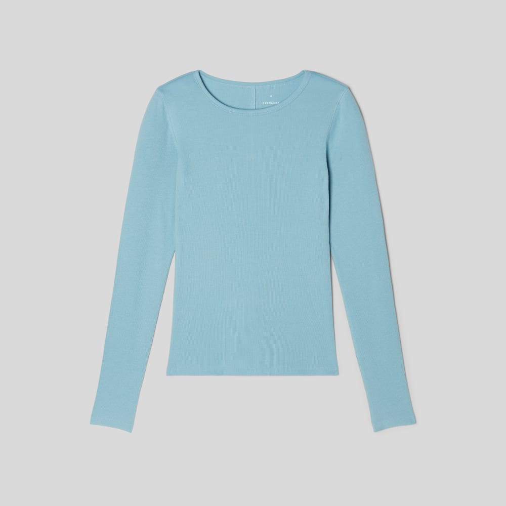 womens-supima-rib-long-sleeve-crew-blue-shadow | alt
