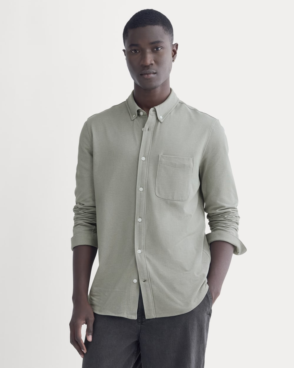 mens-cfo-shirt-chambray-deep-lichen-green | primary