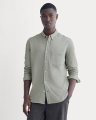 mens-cfo-shirt-chambray-deep-lichen-green | primary