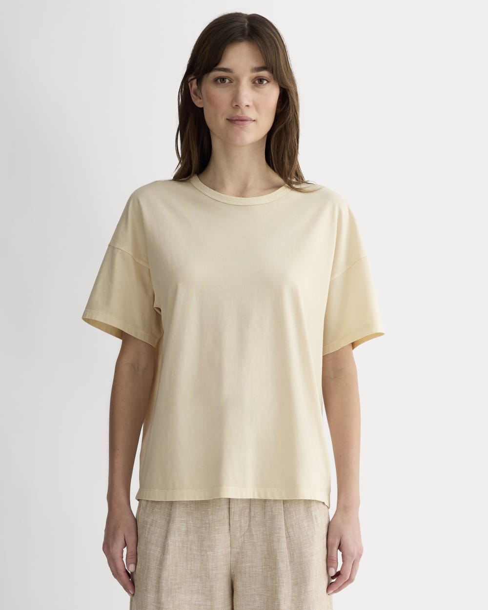 womens-organic-ctn-garment-oversized-tee-parchment | primary